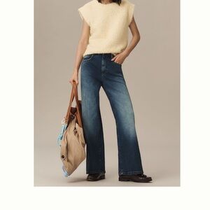 Pilcro Dark Blue Boyfriend Jeans